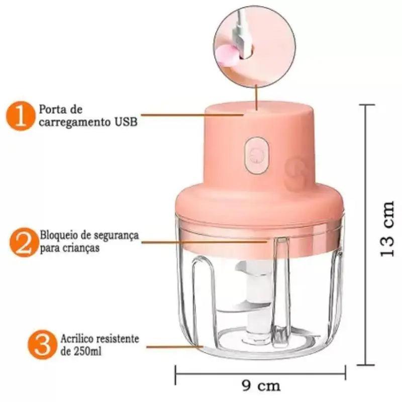 ChopMini - Processador Elétrico Portátil