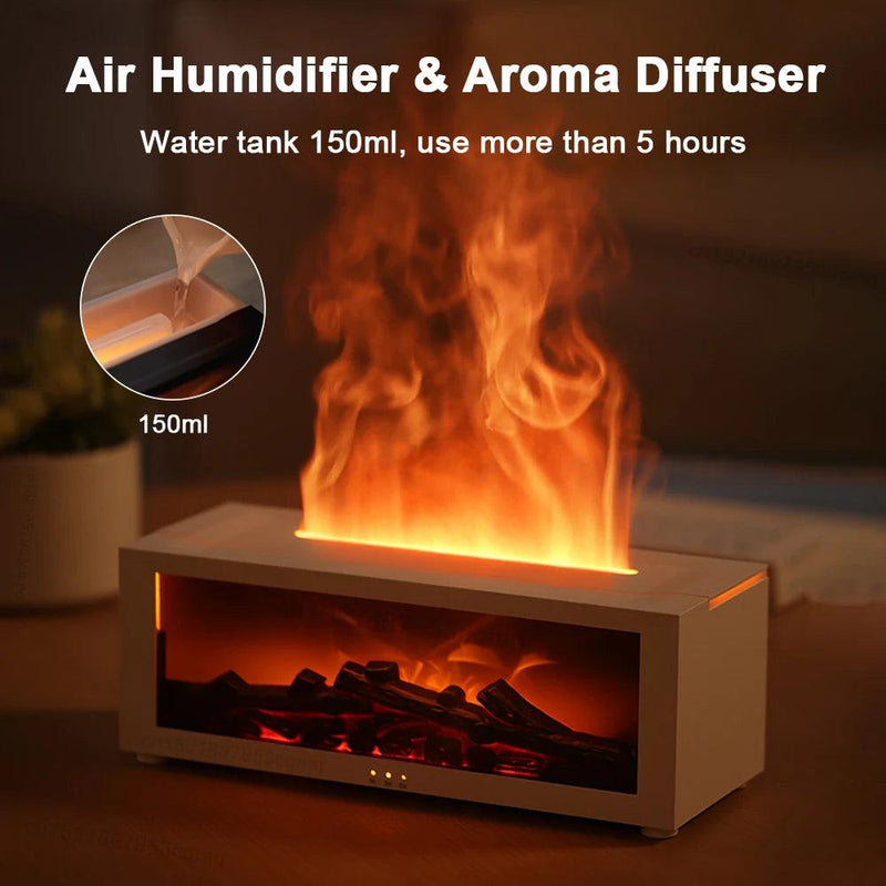 HumidFlame - Humidificador de Ar - Lareira