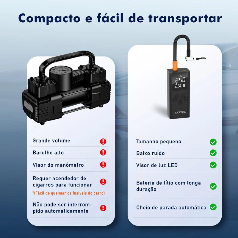 AirGo - Compressor de Ar Portátil